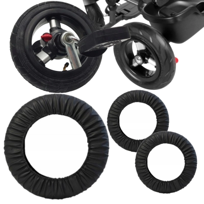 Osłonki na koła 255x50 rowerek trójkołowy przód 25cm tył 20cm | pokrowce antybrud