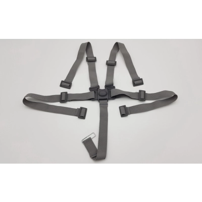 Szelki SZARE do spacerówki Tako, pasy do wózka, szelki JUNAMA