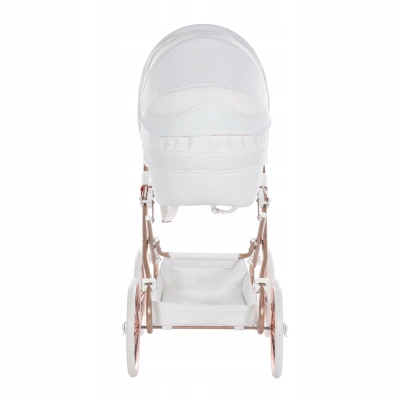 Wózek dla lalek Tako DOLCE mini 08 WHITE COPPER