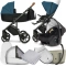 Wózek 3w1 Roan Bass Next 28 Seaport + Fotelik Cosmo