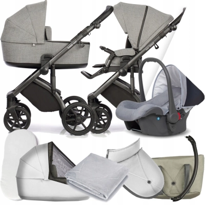 Roan Bass NEXT 01 TITANIUM 3w1 + Fotelik Cosmo