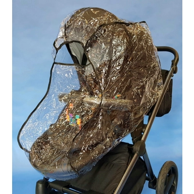 Duża folia przeciwdeszczowa do wózka Adamex