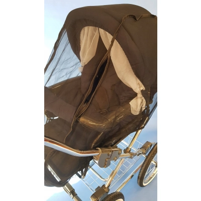 Moskitiera DUŻA do wózka BABY DESIGN, siatka blk