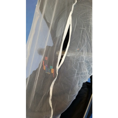 Moskitiera DUŻA do wózka TAKO, siatka biała,