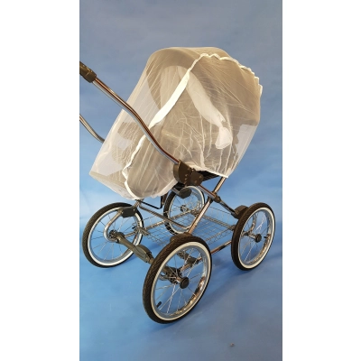 Moskitiera DUŻA do wózka ESPIRO, siatka biała,