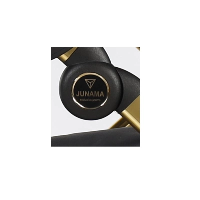 Naklejka na stelaż JUNAMA, emblemat MIEDŹ 4cm