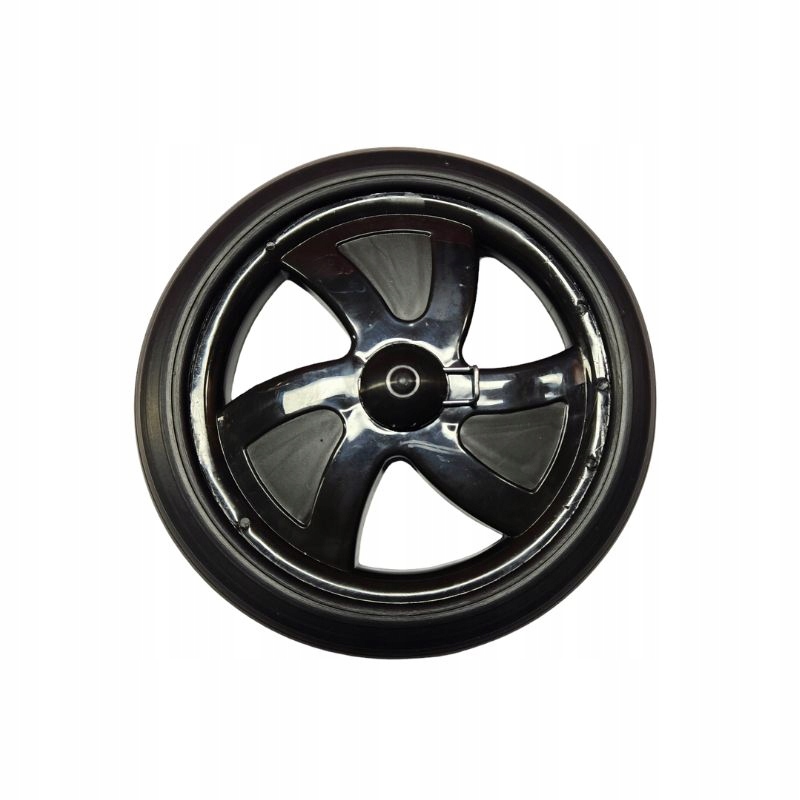 Czarne kółko do wózka lalkowego 165mm
