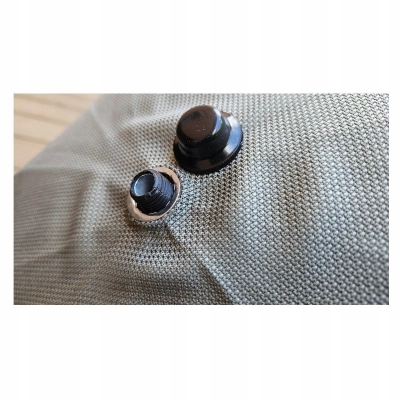 Nakrętka na czaszę parasolki do wózka, kapturek czarny do parasolki Roan,