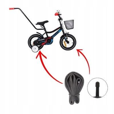 Dętka 12 cali z prostym wentylem do rowerka dziecięcego