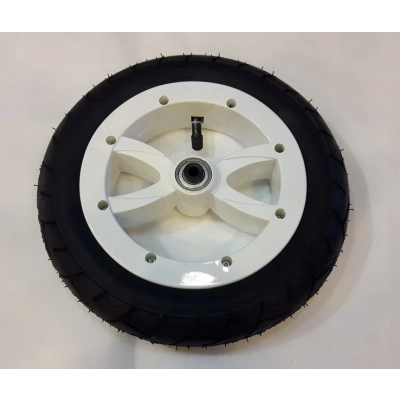 Komplet kół do wózka 12+10 cali białe, Adamex, CoToBaby Latina, RIKO