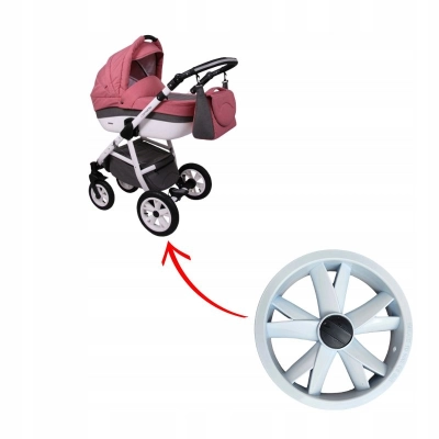 Obręcz, felga nożyce BIAŁE (kółko) do wózka 12 1/2 x 2 1/4 (47-203) CONECO