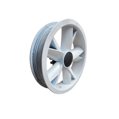 Obręcz, felga nożyce BIAŁE (kółko) do wózka 12 1/2 x 2 1/4 (47-203) CONECO