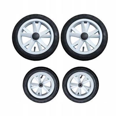 Kółka do wózka Coneco Comodo, felga NOŻYCE BIAŁA, 10