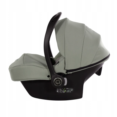 Junama Cosmo iSize - fotelik samochodowy 0+ (0-13kg) + adaptery | KHAKI