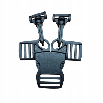 Klamra do szelek wózka spacerowego 5 punktowa z karabińczykami, zapięcie