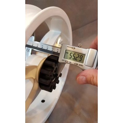 Kółko do wózka TERENOWE H220 BIAŁE V36, 12 1/2 x2 1/4 (47-203)