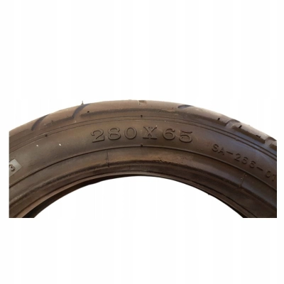 Opona i dętka GW 280x65-203 do wózka Valco Trend 4 Sport, kółko tylne