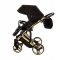 JUNAMA DIAMOND S-LINE V3 wózek dziecięcy 2w1 + AKCESORIA / 01 BLACK SILVER