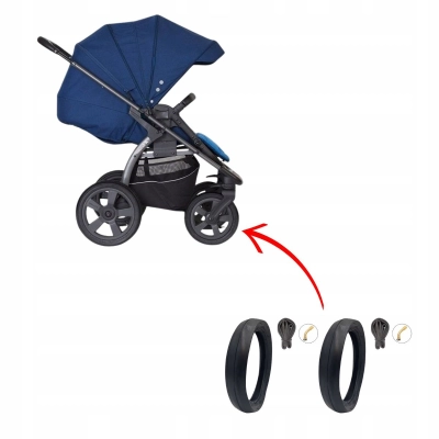 Zestaw opon i dętek przód GW do wózka XLANDER X-Move 10x2 1/4, ZAMIENNIKI