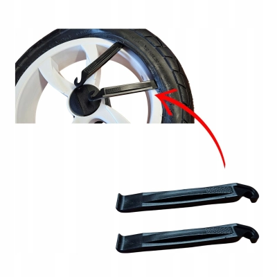 Łyżki do ściągania opon w wózkach dziecięcych, przy wymianie opon i dętek