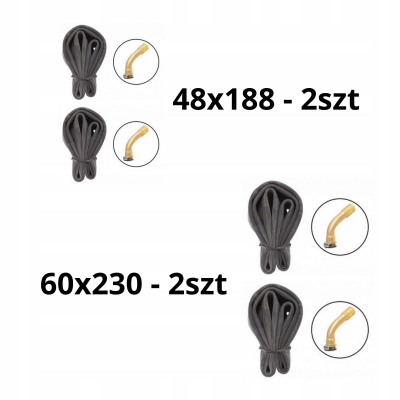 Zestaw dętek GW do kółek w wózku Bebet-to 60x230 + 48x188 - przód+tył
