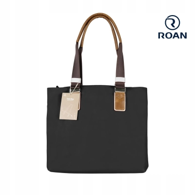 Oryginalna torba do wózka Roan Ivi Bloom Coss Bass Soft, CZARNA