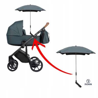 Parasolka do wózka ROAN Ivi 2.0 PACIFIC GREEN. Oryginalna ROAN.