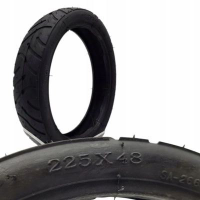 OPONA do wózka Rowerka 225x48 CZARNA S-266 Deli Tyre, 225/48