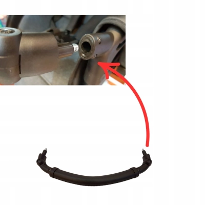 ROAN Barierka CZARNA, pałąk do wózka ROAN Bass i Bass Soft Bass Next