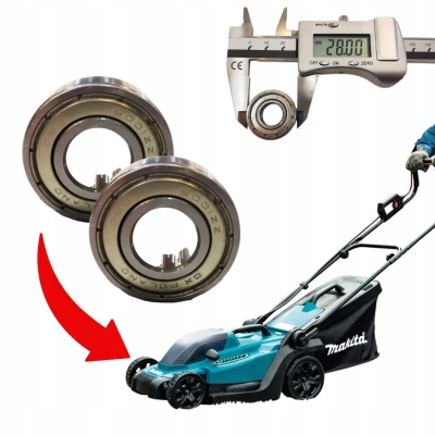 Komplet Zestaw Naprawczy Łożysk do Kosiarki Makita - 2 sztuki
