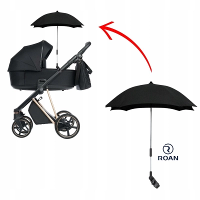 Parasolka do wózka ROAN Ivi 2.0 RAVEN. Oryginalna ROAN.
