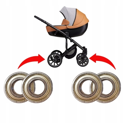 Zestaw Naprawczy ŁOŻYSKA do ANEX SPORT Koła Przód 2x + Tył 2x