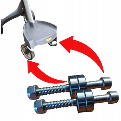 STOKKE Łożyska i osie do Kół Przednich Zestaw Naprawczy Komplet Przód