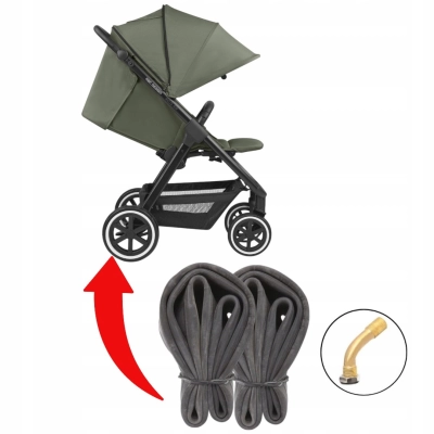 2x DĘTKI Gięty Wentyl do wózka ABC Desig-n Avus Air Koła Tylne