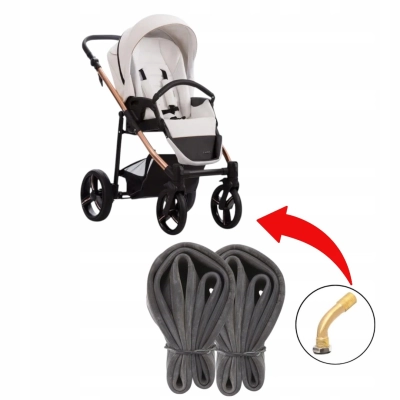 Zestaw dętek 2x 10 cali do wózka Bebetto NICO i innych – koła przednie