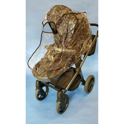 Folia ochronna na wózek - uniwersalna, przeciwdeszczowa, pełne przykrycie