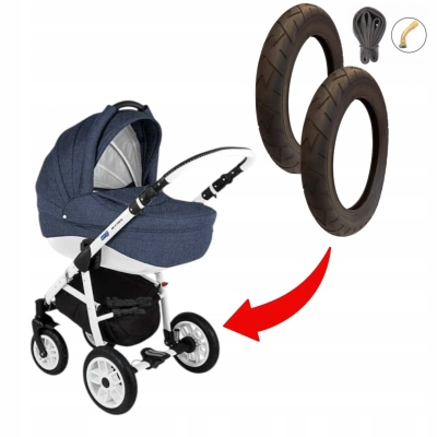 2x OPONA i dętka CZESKIE do Adame-x Pajero Koła Tylnie 12 cali Komplet