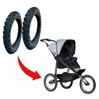 Opony TYLNE 16 cali do wózka biegowego TFK Sport - CZESKIE mocne grube