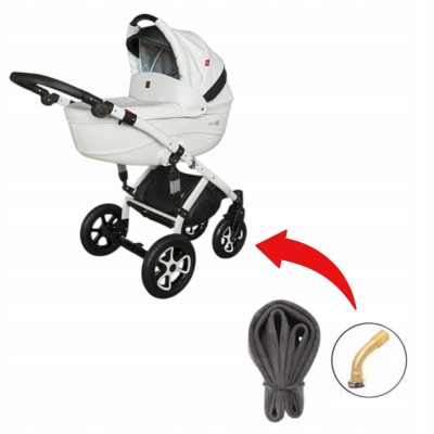 Dętka do wózka TUTEK TIRSO do Przedniego Koła z Wygiętym Wentylem