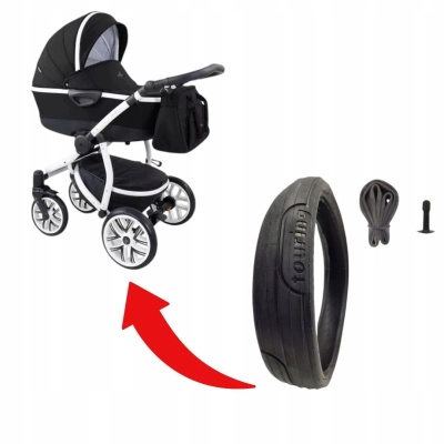 OPONA i dętka do wózka Dziecięcego pasuje do BEBETTO SILVIA TYLNE KOŁO