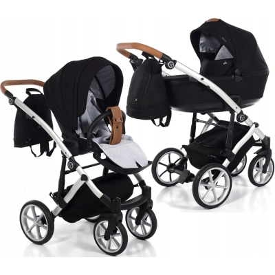 Wózek 2w1 Junama Space 04 czarny Wózek dziecięcy Space 04 black