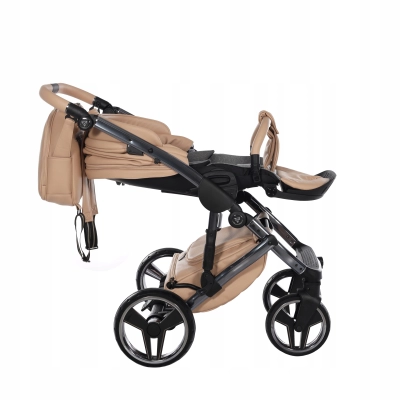 JUNAMA HAND CRAFT WÓZEK DZIECIĘCY 2W1 Z AKCESORIAMI - KOLOR 07 CARAMEL