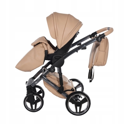 JUNAMA HAND CRAFT WÓZEK DZIECIĘCY 2W1 Z AKCESORIAMI - KOLOR 07 CARAMEL