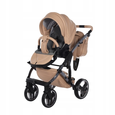 JUNAMA HAND CRAFT WÓZEK DZIECIĘCY 2W1 Z AKCESORIAMI - KOLOR 07 CARAMEL