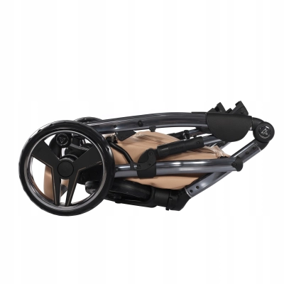 JUNAMA HAND CRAFT WÓZEK DZIECIĘCY 2W1 Z AKCESORIAMI - KOLOR 07 CARAMEL