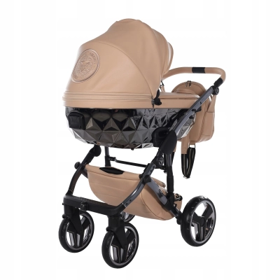 JUNAMA HAND CRAFT WÓZEK DZIECIĘCY 2W1 Z AKCESORIAMI - KOLOR 07 CARAMEL