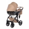 JUNAMA HAND CRAFT WÓZEK DZIECIĘCY 2W1 Z AKCESORIAMI - KOLOR 07 CARAMEL