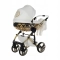 JUNAMA HAND CRAFT WÓZEK DZIECIĘCY 2W1 Z AKCESORIAMI - KOLOR 08 white/gold