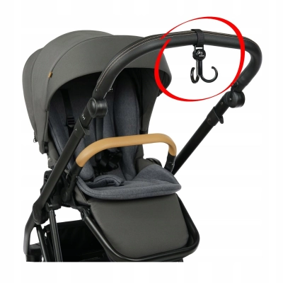 Haczyk do wózka Roan Ivi 2.0 na torbę/siatkę ORYGINAŁ uchwyt