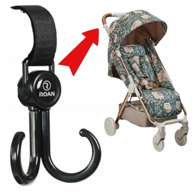 Mocny haczyk do wózka na torbę – pasuje do każdego modelu